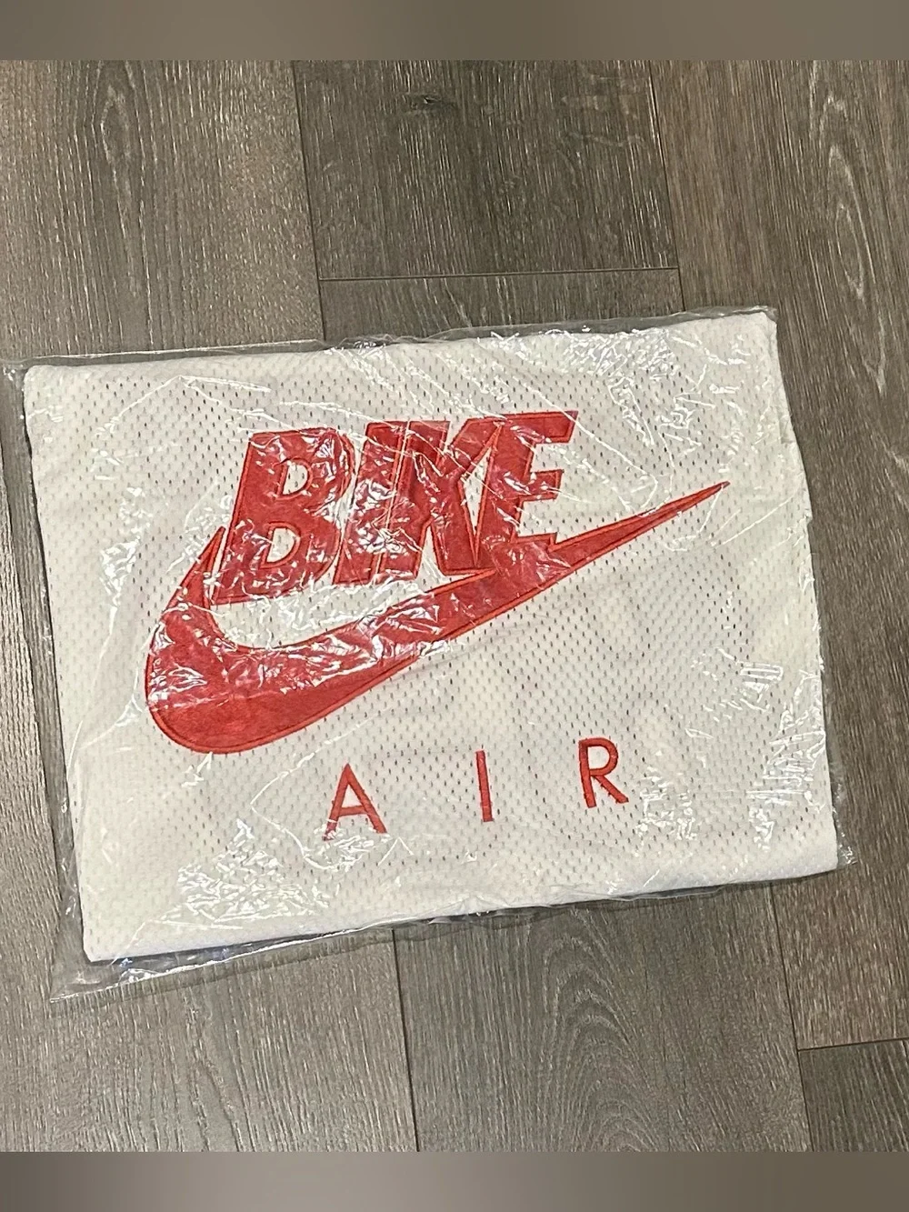 Nike Bike Air Jordan Black Tag with Red Jumpman Logo.